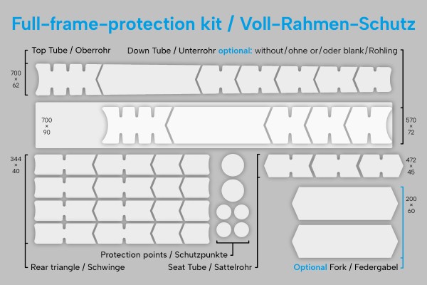 DualDylan-003 - Voll-Rahmen-Schutz-Set
