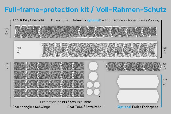 DualDylan-002 - Voll-Rahmen-Schutz-Set